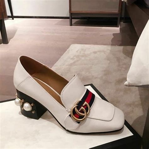 gucci embelished heel